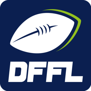 Logo 5er Deutsche Flag Football Liga - 5er DFFL | ©AFVD