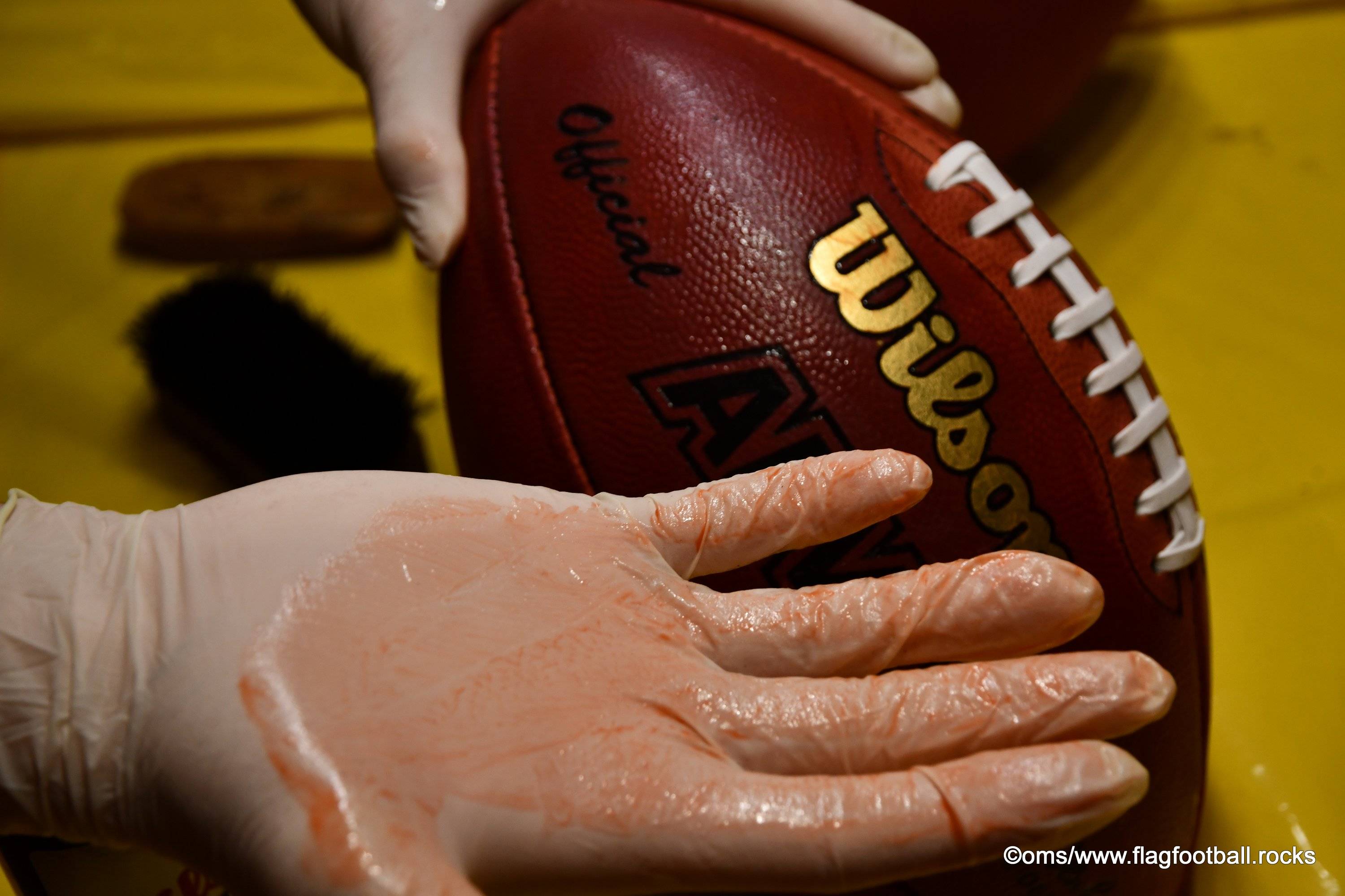 Ball Preparation - Schritt 2: Conditioner aufbringen