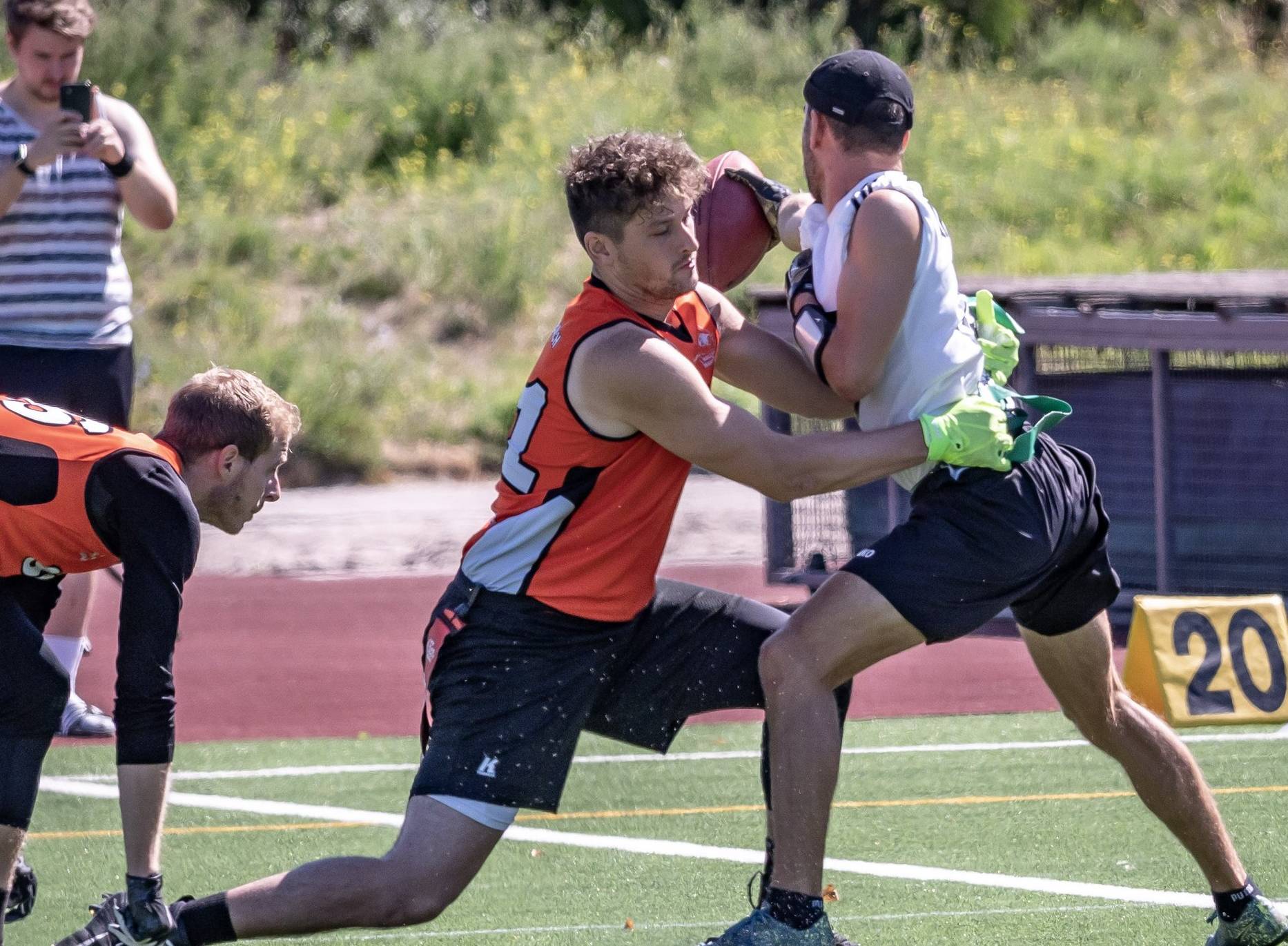 Flag Football - 5er DFFL Spieltag am 6.8.2022 in Mainz - Walldorf Wanderers vs. Heidelberg Hunters | ©Foto: S.Thiele