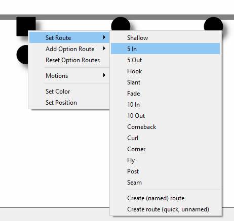 Playbook Creator Software - Routen zuweisen
