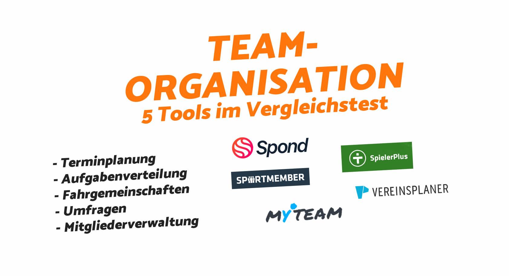 Tools zur Mannschafts-Organisation. Vergleichstest