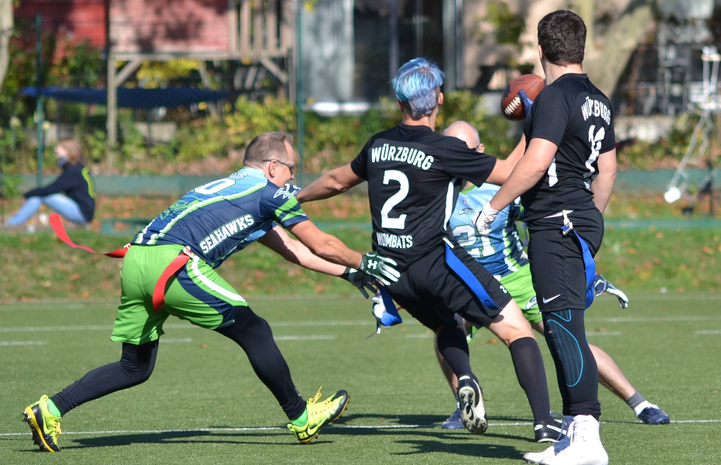 Flag Football - German Flag Open 2019, Kelkheim, Seahawks vs. Wombats