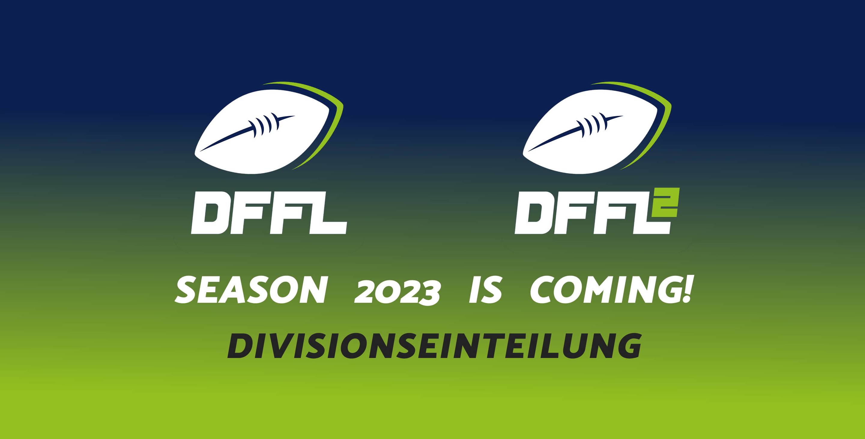 Power Ranking 2023 DFFL/DFFL 2 Divisiosneinteilung | Logos: ©AFVD
