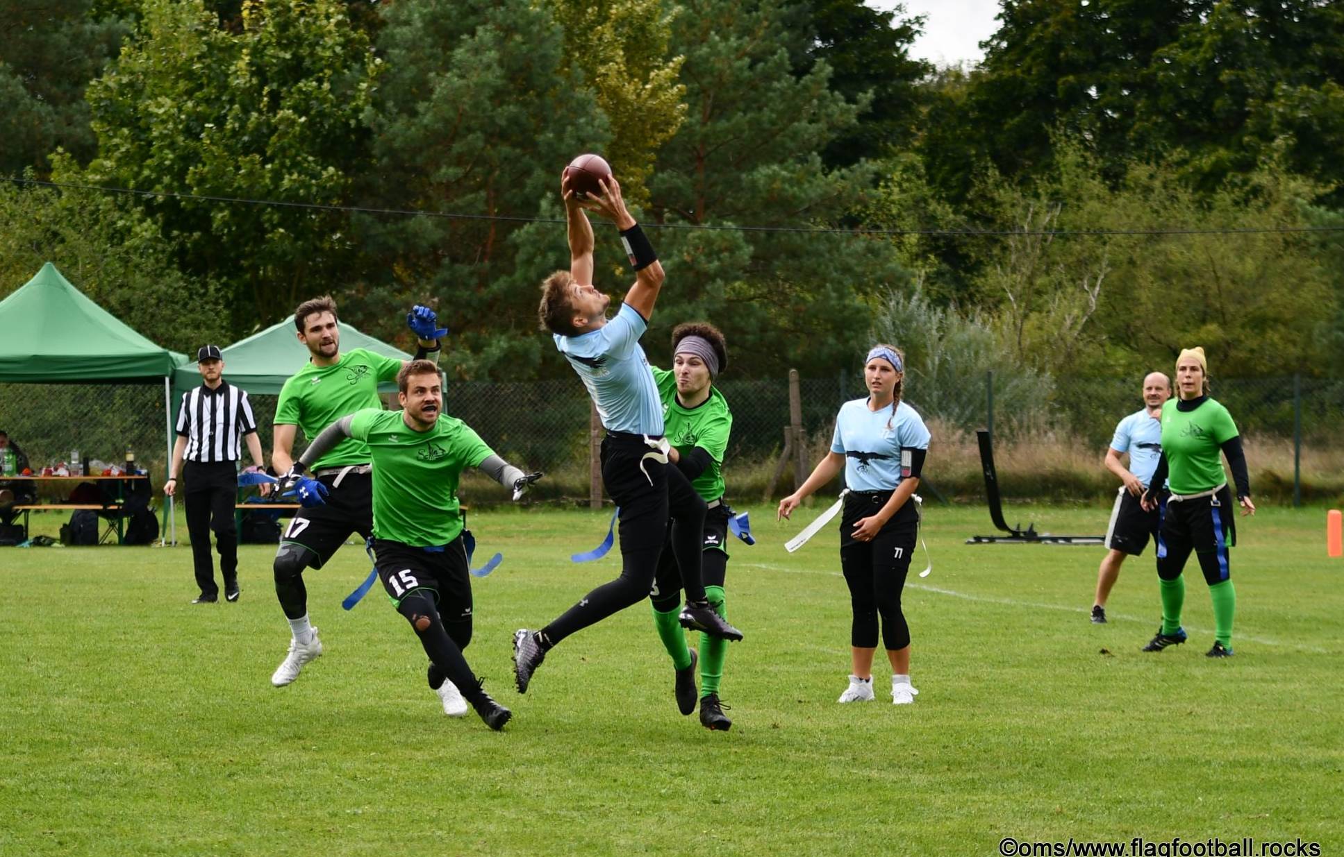 Flag Football - 5er DFFL Finaltag in Eberswalde, 18.9.2021, Rooks vs. Spatzen