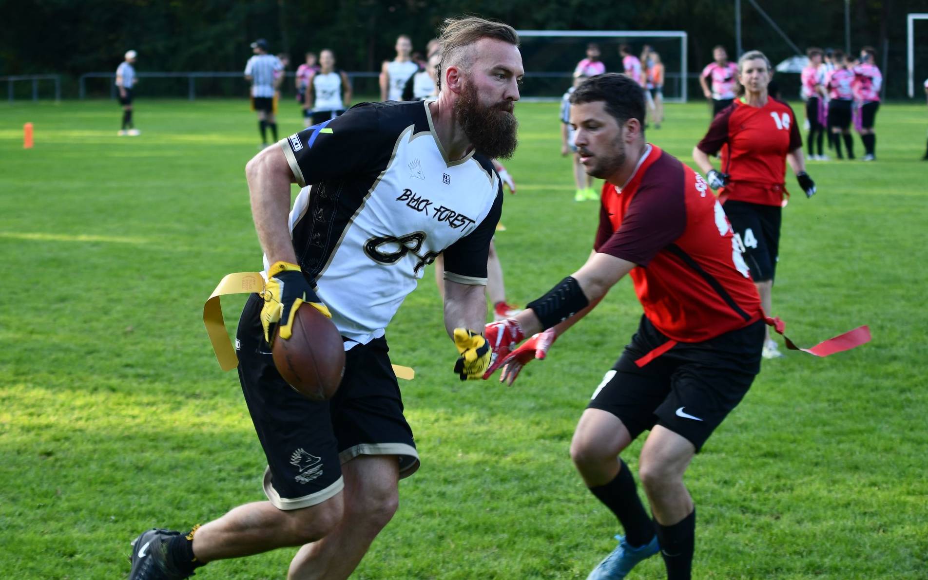 Flag Football - 5er DFFL Spieltag, 4.9.2021 in Bamberg - Black Forest Hedgehogs vs. Stuttgart Scorpions
