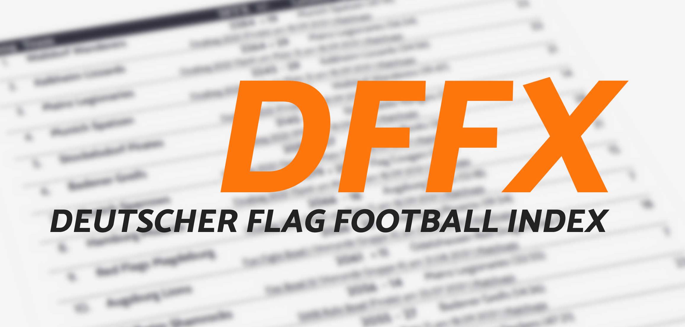 DFFX - Deutscher Flag Football Index
