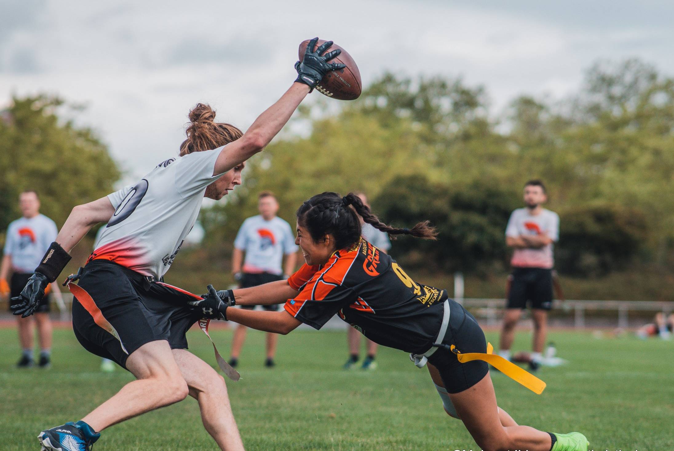 Flag Football - 5er DFFL Spieltag am 20.8.2022 in Karlsruhe - Mainz Legionaries vs. Badener Greifs | ©Mehmed Ibi