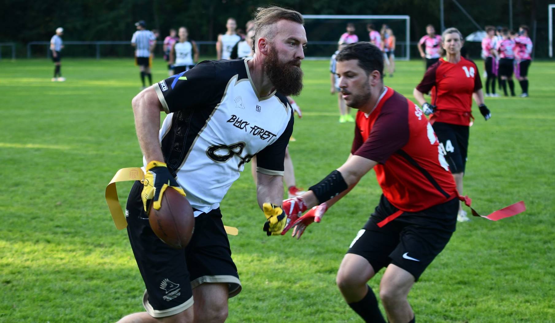 Flag Football - 5er DFFL Spieltag, 4.9.2021 in Bamberg - Black Forest Hedgehogs vs. Stuttgart Scorpions