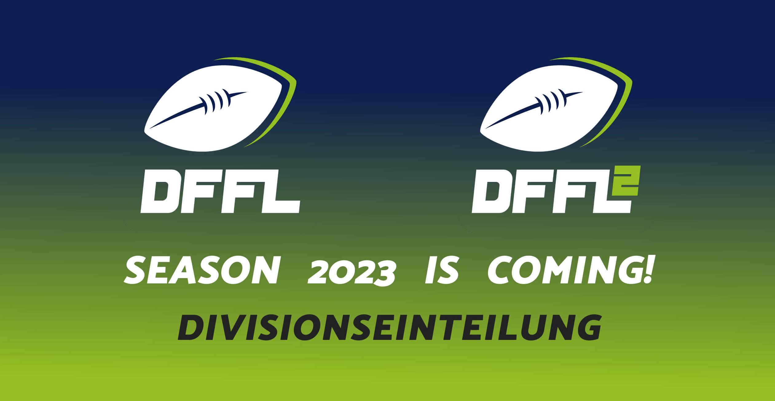Power Ranking 2023 DFFL/DFFL 2 Divisiosneinteilung | Logos: ©AFVD
